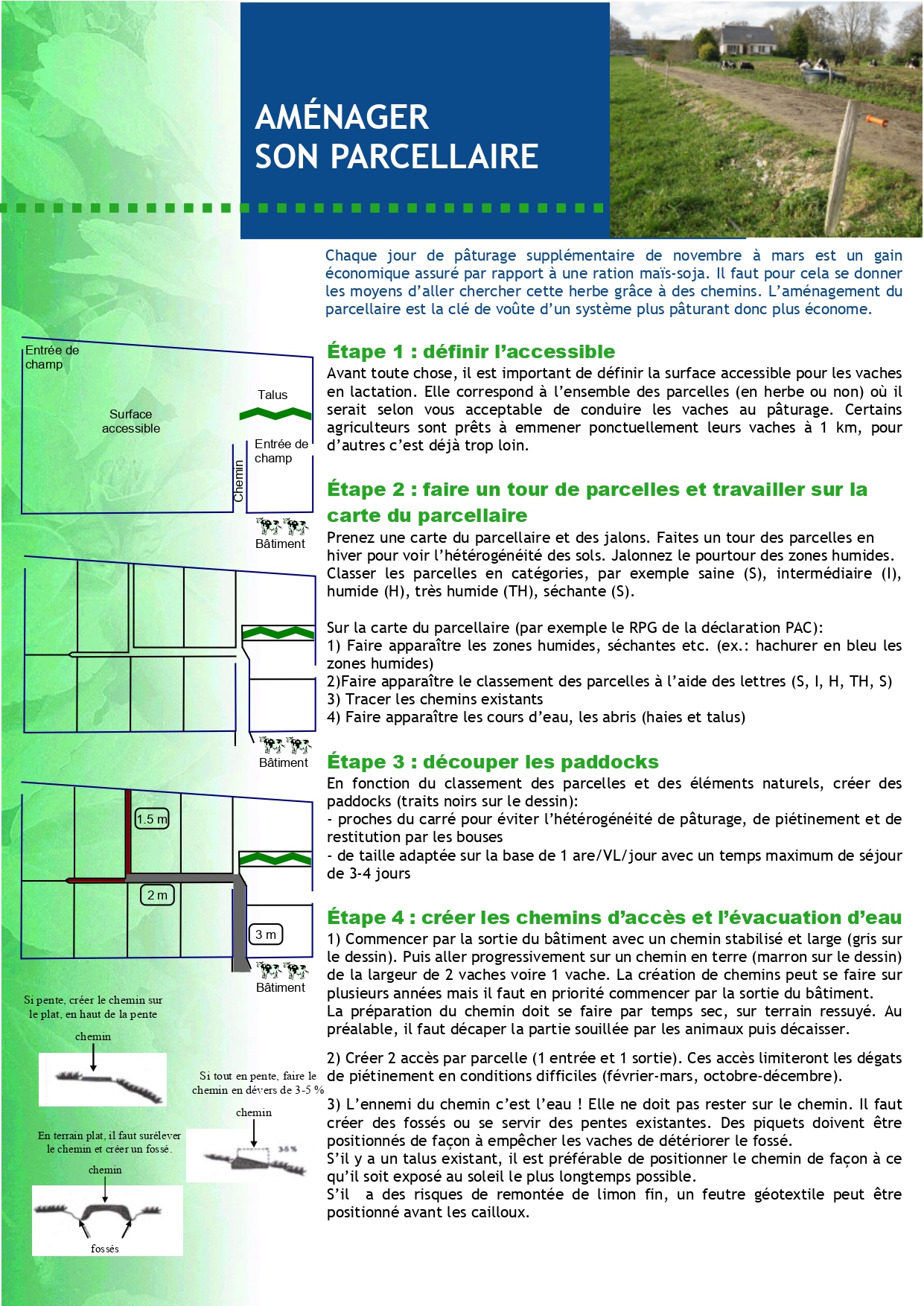 Aménager son parcellaire