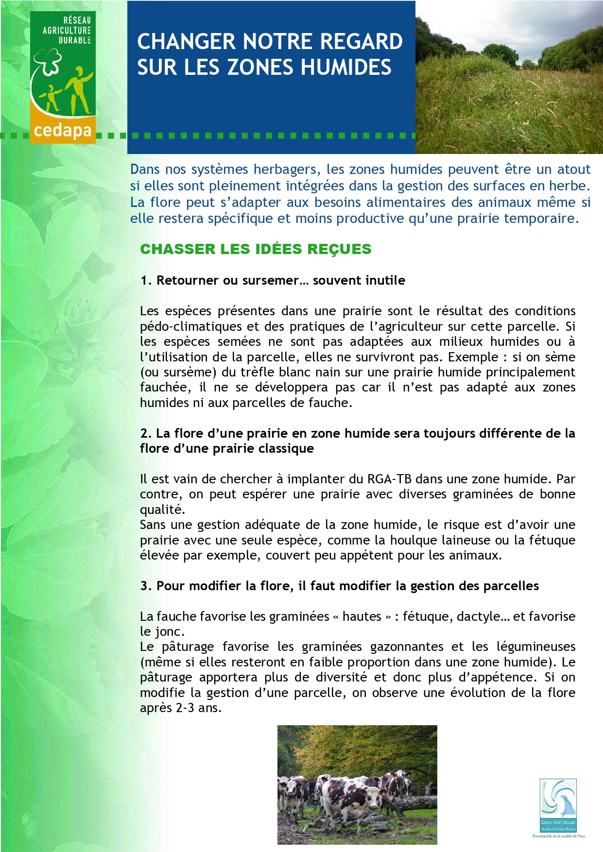 Gestion des zones humides