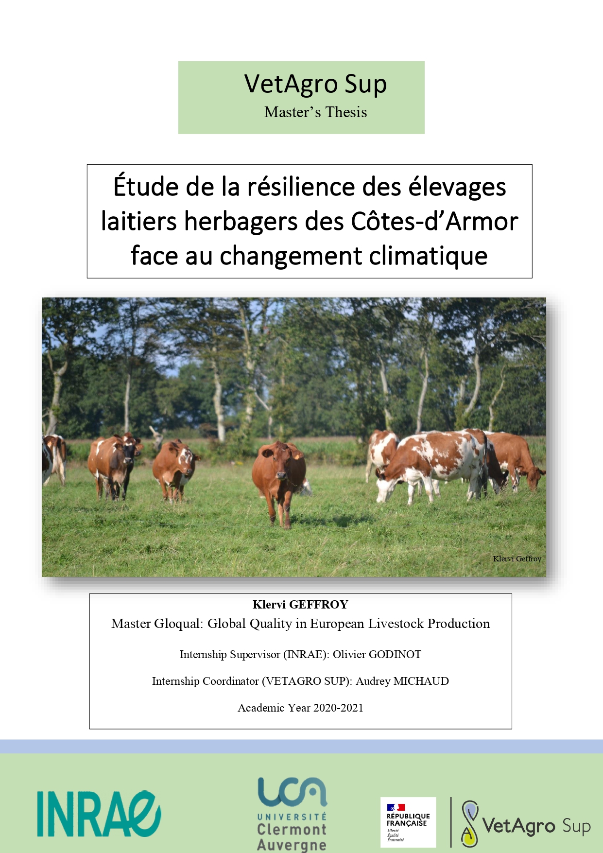 Résilience des systèmes herbagers