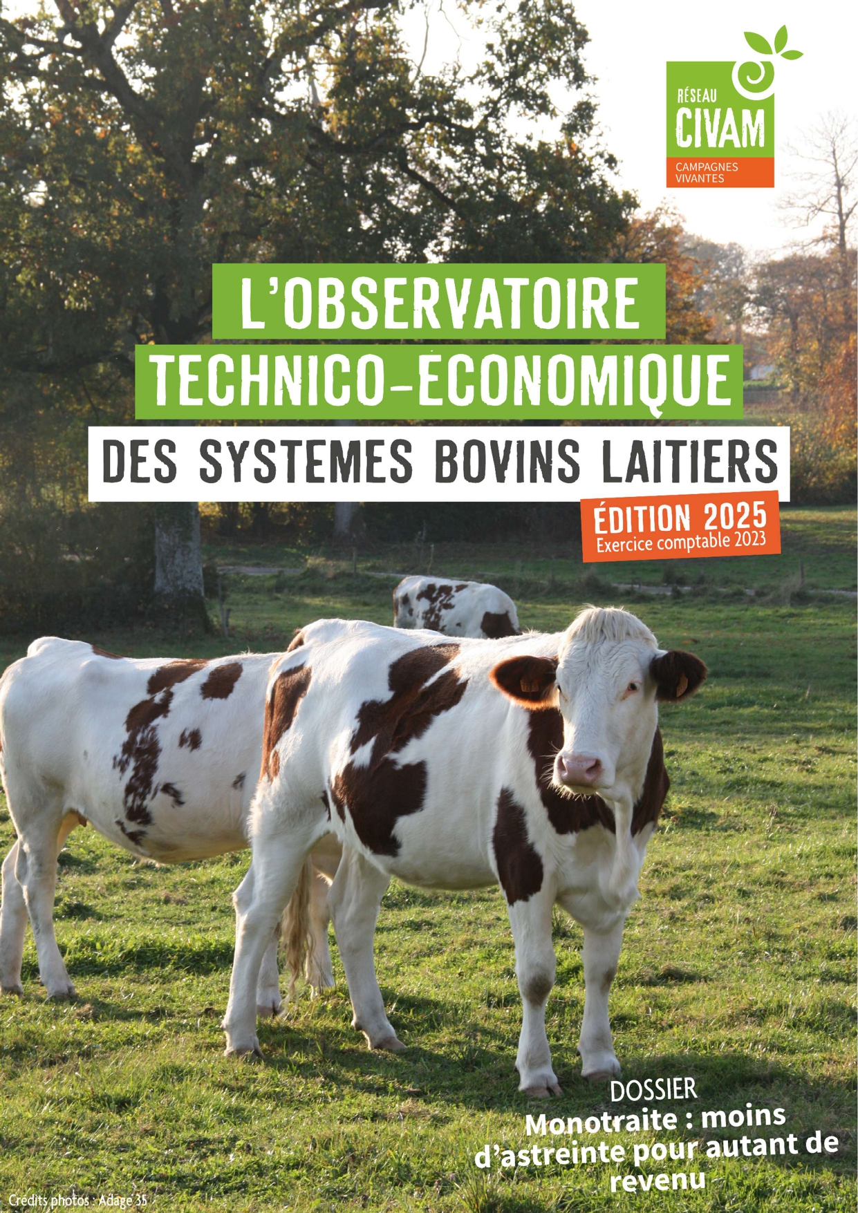 Observatoire bovin-lait réseau Civam
