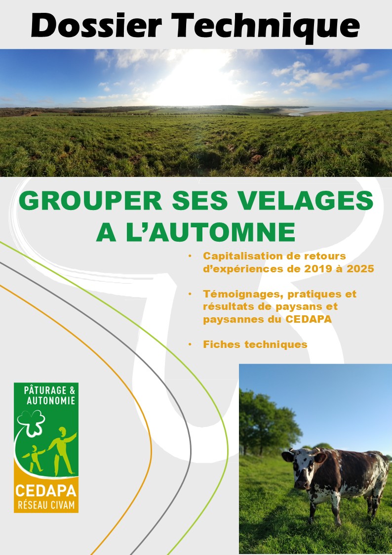 Vêlages Groupés d'Automne : référentiel