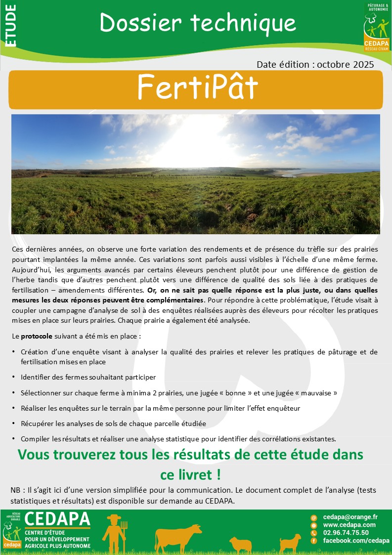 Fertilisation des prairies