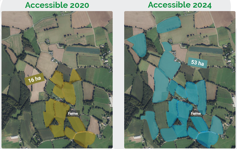 Réaliser des échanges parcellaires pour augmenter son accessible